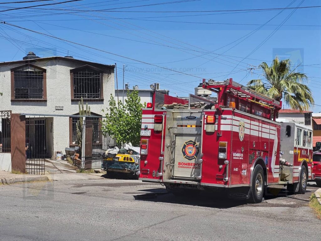 Se registra incendio en casa de la colonia Infonavit Nacional